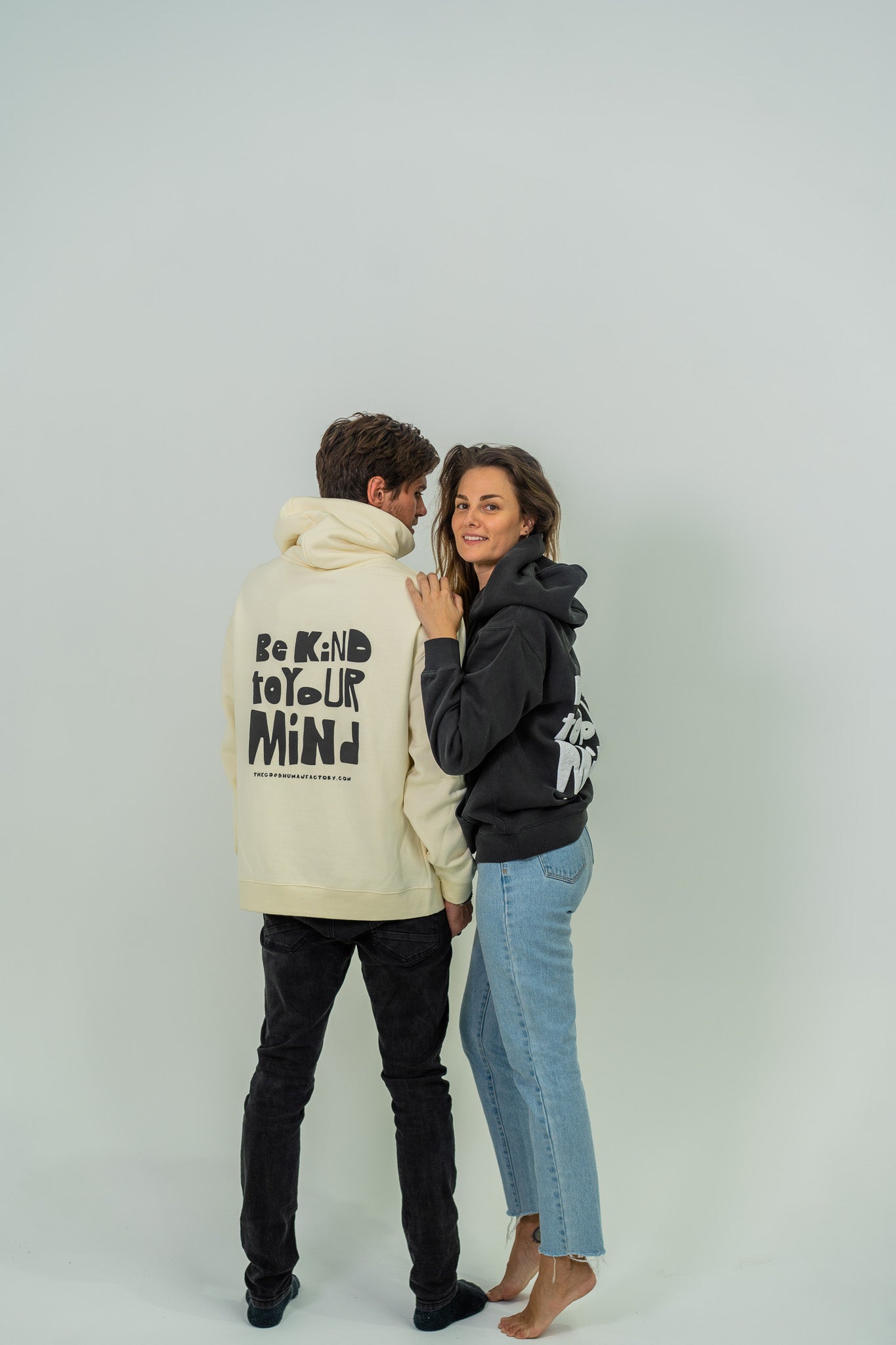 Unisex Be Kind To Your Mind Hoodie - The Good Human Factory