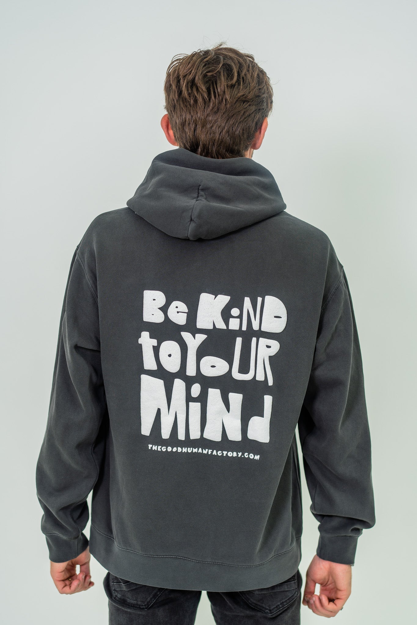 Unisex Be Kind To Your Mind Hoodie - The Good Human Factory
