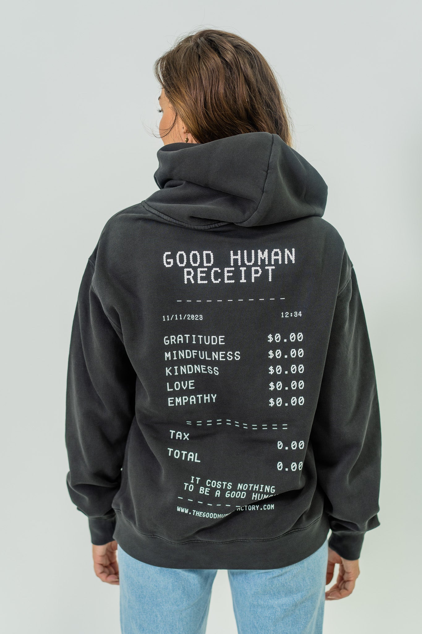 Unisex Receipt Hoodie - The Good Human Factory