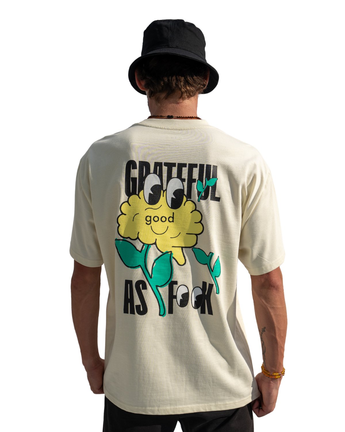 Men's Grateful As Fook Tee - The Good Human Factory