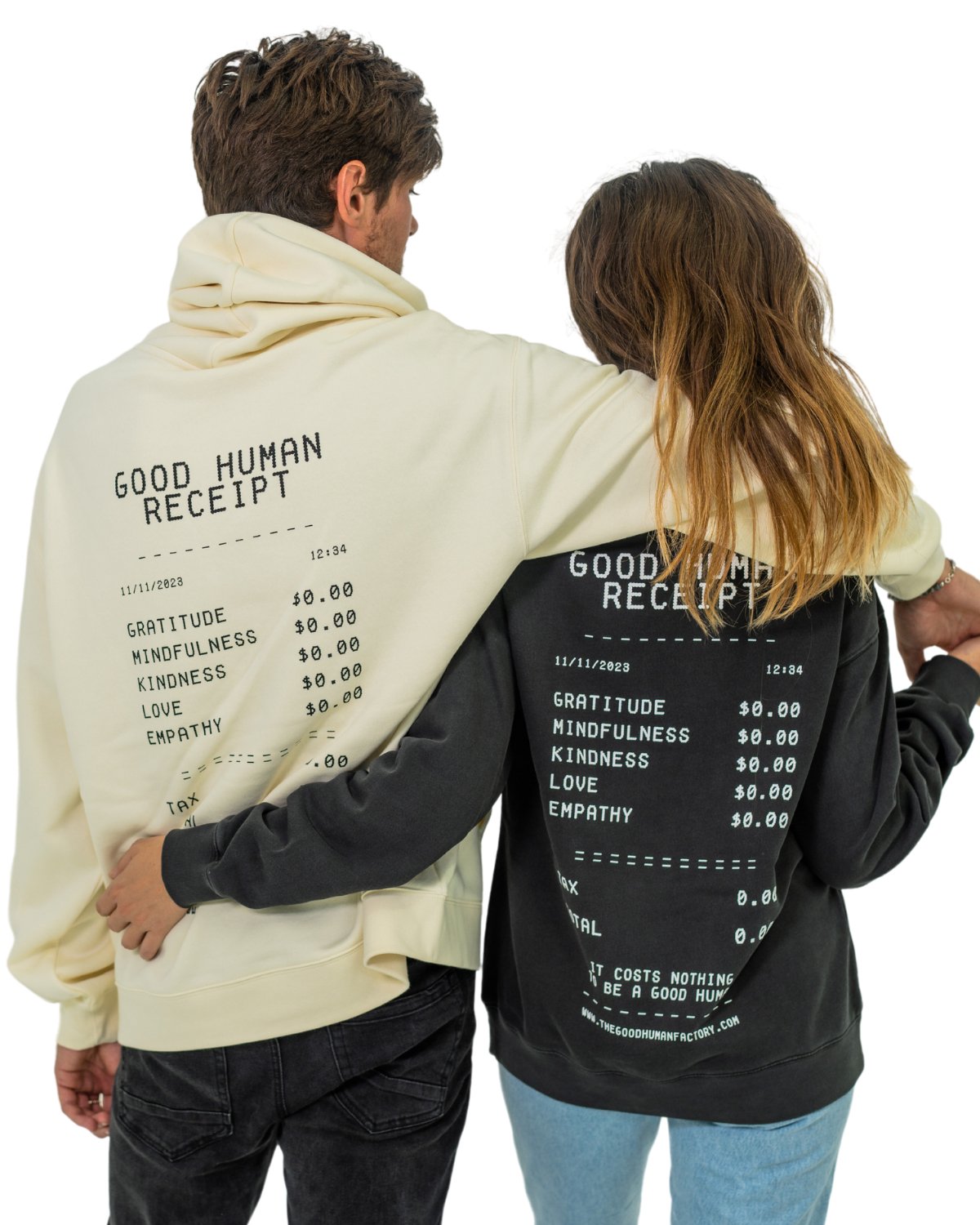 Unisex Receipt Hoodie - The Good Human Factory