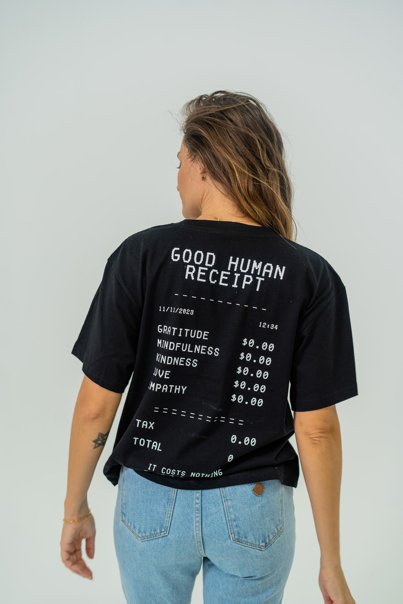 Women's Receipt Tee - The Good Human Factory