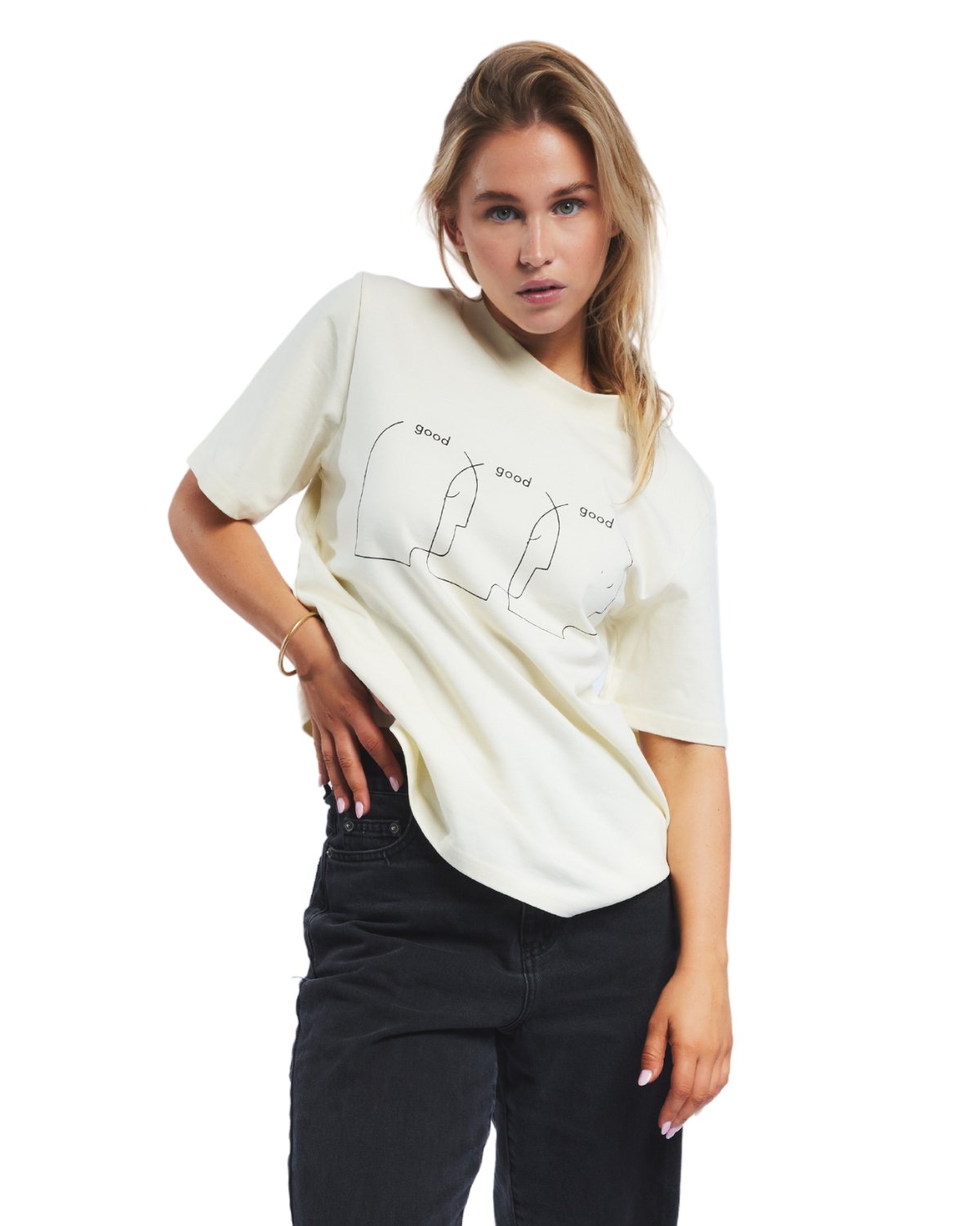 Women's Three Heads Tee - The Good Human Factory