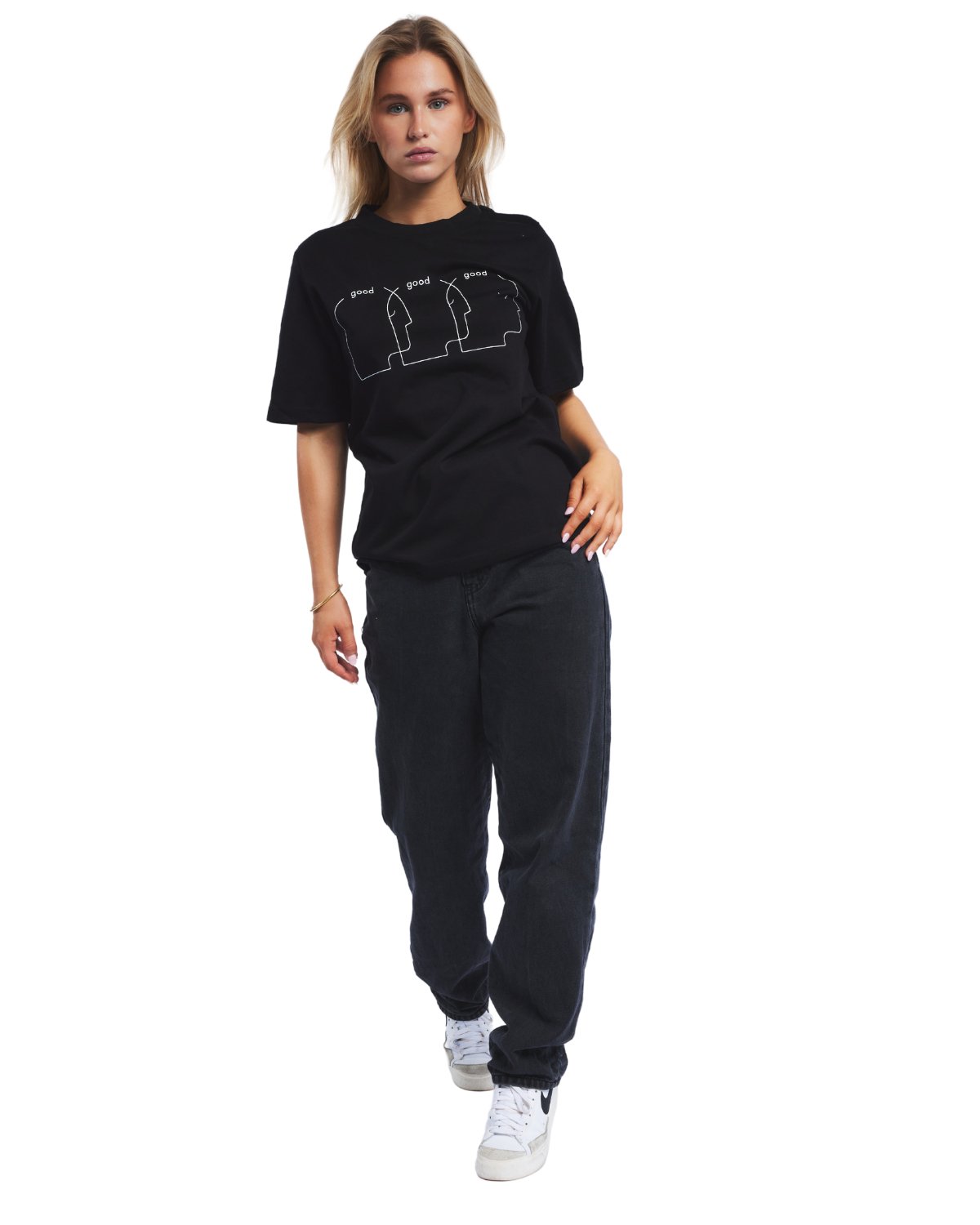 Women's Three Heads Tee - The Good Human Factory