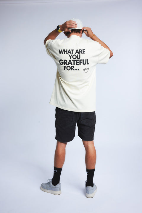 Men's Gratitude Tee - The Good Human Factory