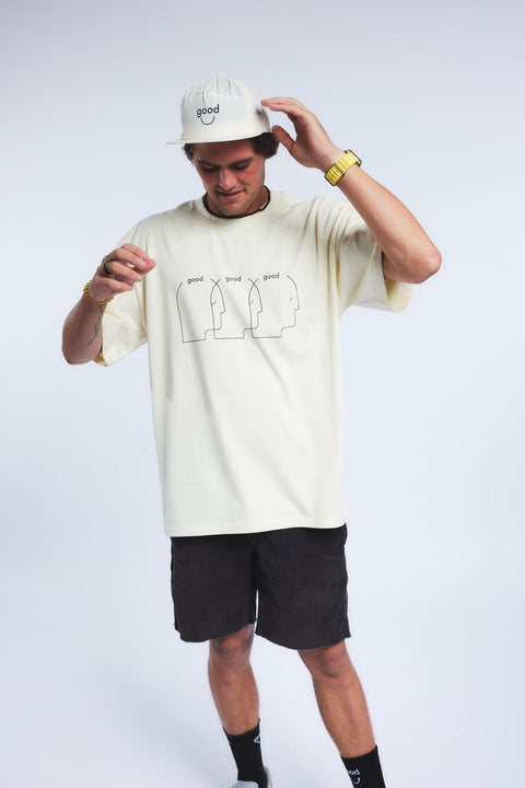Men's Three Heads Tee - The Good Human Factory