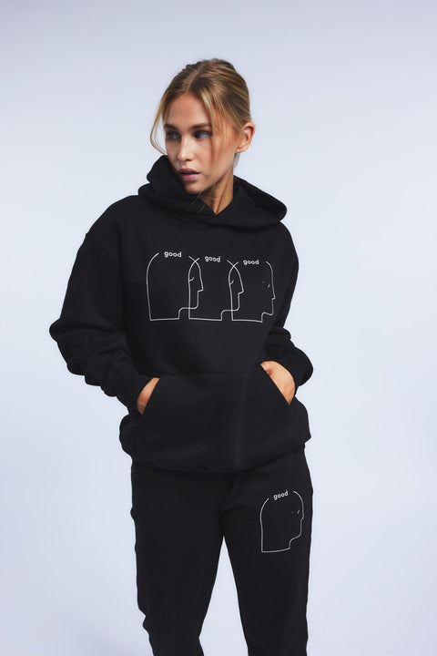 Unisex Three Heads Hood - The Good Human Factory