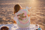 Women's Limited Edition Tie Dye Gratitude Tee - The Good Human Factory