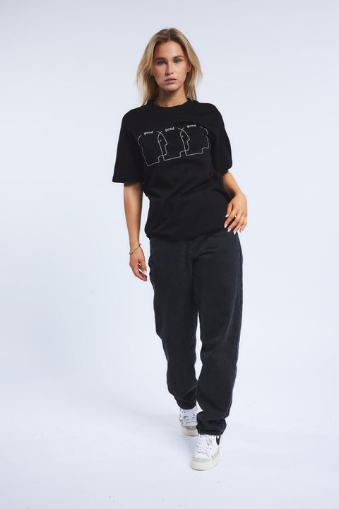 Women's Three Heads Tee - The Good Human Factory