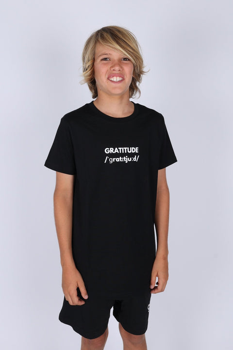 Youth GRATITUDE Tee - The Good Human Factory